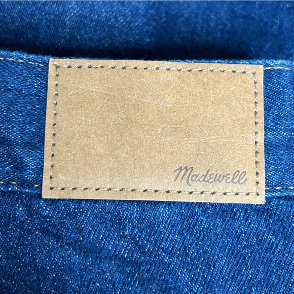 Madewell Baggy Straight Jeans Woodham Wash Pleated Edition Size 33 NWT - Picture 14 of 16
